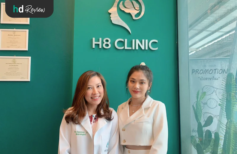 ผู้ใช้บริการรักษาไมเกรนด้วยวิธีทำกายภาพบำบัด กับคุณหมอนุ่ม ที่ H8 Clinic