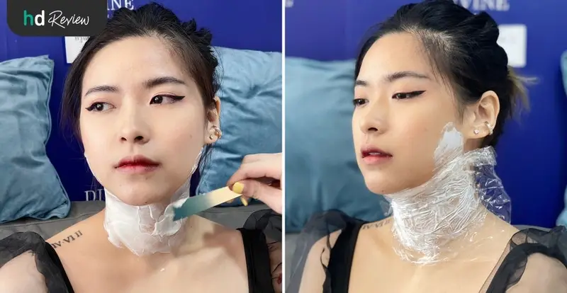 รีวิว Divine Lift ลิฟท์กรอบหน้า และเมโสหน้าใส Pink Line ที่ Divine Aesthetica Clinic