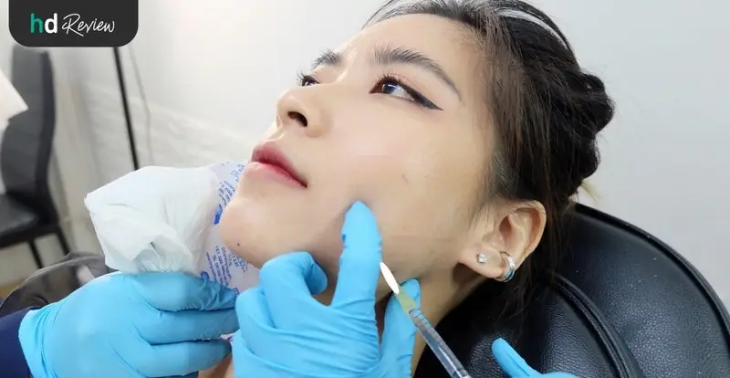 รีวิว Divine Lift ลิฟท์กรอบหน้า และเมโสหน้าใส Pink Line ที่ Divine Aesthetica Clinic