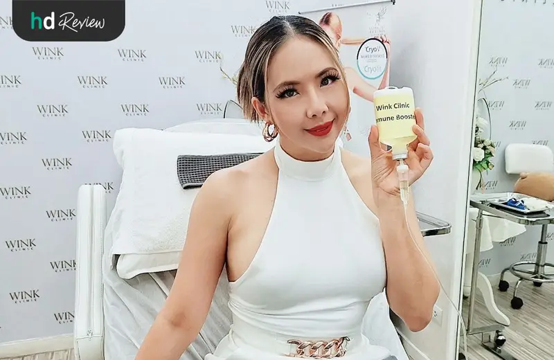รีวิว ให้วิตามินทางหลอดเลือด Immune Booster ที่ Wink Clinic