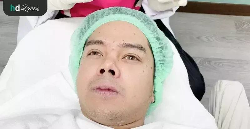 ภาพขั้นตอนการฉีดโบท็อกซ์ ที่ LV Aesthetic By Dr.Lucy