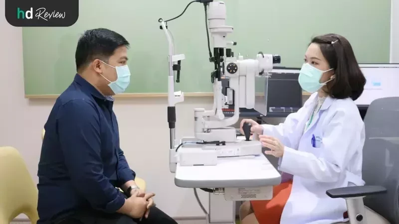 ขั้นตอนปรึกษาแพทย์ในการทำ Femto Lasik ทำเลสิกไร้ใบมีด ที่ โรงพยาบาลพระรามเก้า