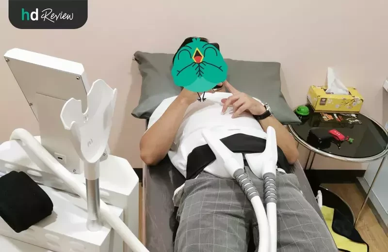 ขั้นตอนการสร้างกล้ามเนื้อหน้าท้อง ด้วย HIFEM เครื่อง SupraEMT ที่ Luxe Clinic Ratchada