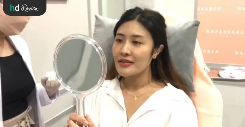 รีวิว ฉีดสารเติมเต็ม ใต้ตา ที่ Napassaree Clinic