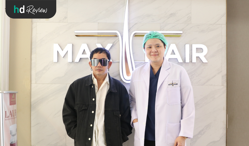 พจน์ อานนท์ ปลูกผมที่ Max Hair Clinic