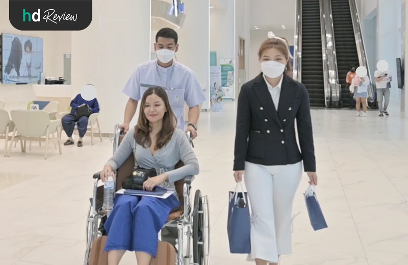 หลังใช้บริการผ่าตัดต่อมไทรอยด์ด้วยบริการ HDcare