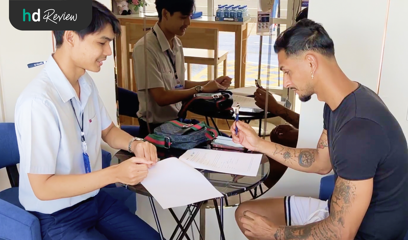 ลงทะเบียนก่อนใช้บริการตรวจสุขภาพ