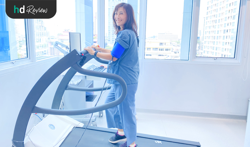 ขั้นตอนการตรวจสมรรถภาพหัวใจด้วยการเดินสายพาน EST