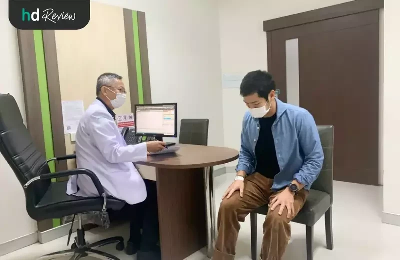ขั้นตอนการตรวจข้อเข่า ด้วย Urine CTX II หาความเสี่ยงข้อเข่าเสื่อม ที่ โรงพยาบาลพญาไท 2