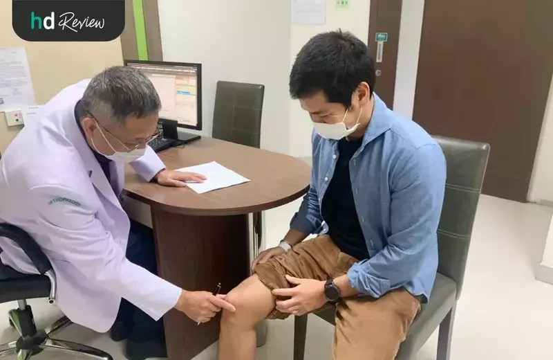 ขั้นตอนการตรวจข้อเข่า ด้วย Urine CTX II หาความเสี่ยงข้อเข่าเสื่อม ที่ โรงพยาบาลพญาไท 2