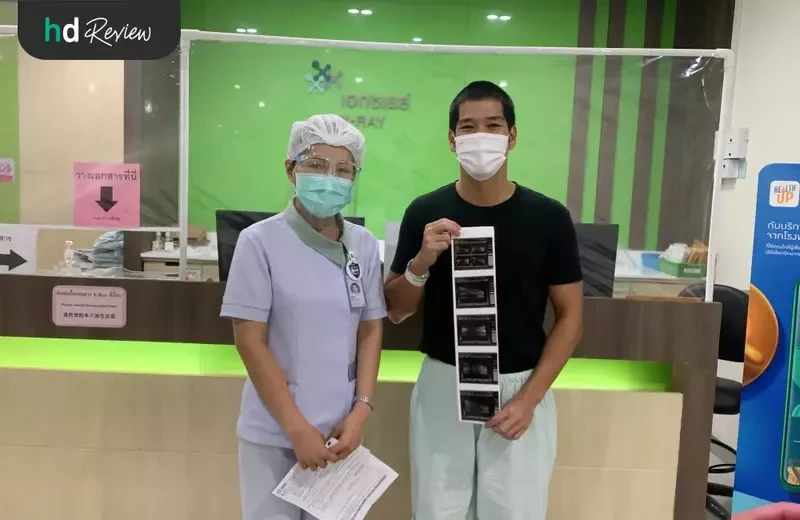 ผู้ใช้บริการตรวจข้อเข่า ด้วย Urine CTX II หาความเสี่ยงข้อเข่าเสื่อม ที่ โรงพยาบาลพญาไท 2