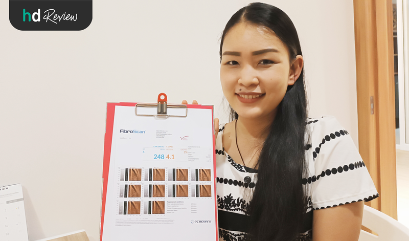 ผลตรวจสุขภาพตับด้วย Fibroscan