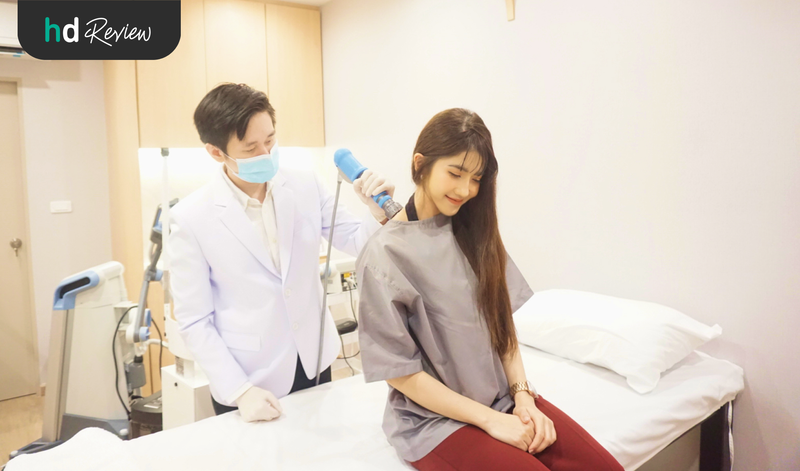 ขั้นตอนรักษาอาการออฟฟิศซินโดรม ด้วยเครื่อง Shock Wave