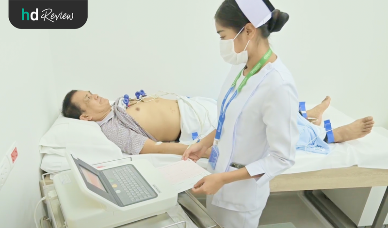 ขั้นตอนการตรวจคลื่นไฟฟ้าหัวใจ EKG