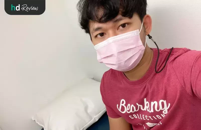 ผู้ใช้บริการตรวจคัดกรองโรคกระเพาะ ด้วยวิธีเป่าลมหายใจ ที่ โรงพยาบาลยันฮี
