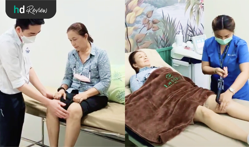 ขั้นตอนการใช้เครื่อง Indiba ลดการอักเสบ