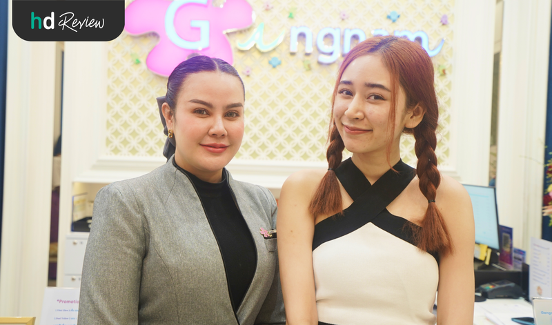 ผู้ใช้บริการโปรแกรม Hifu Plus ยกกระชับใบหน้า ที่ Gangnam Clinic