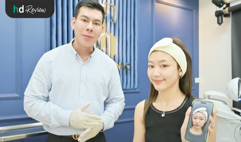 ผู้ใช้บริการยกกระชับหน้า ด้วยโปรแกรม Ultraformer MPT ที่ Ren Clinic