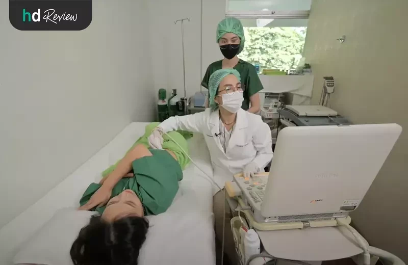 ขั้นตอนการตรวจอัลตราซาวด์ช่องท้องส่วนบนและล่าง ที่ Bangkok Anti-Aging Center