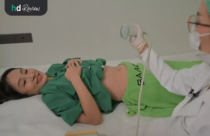 ขั้นตอนการตรวจอัลตราซาวด์ช่องท้องส่วนบนและล่าง ที่ Bangkok Anti-Aging Center