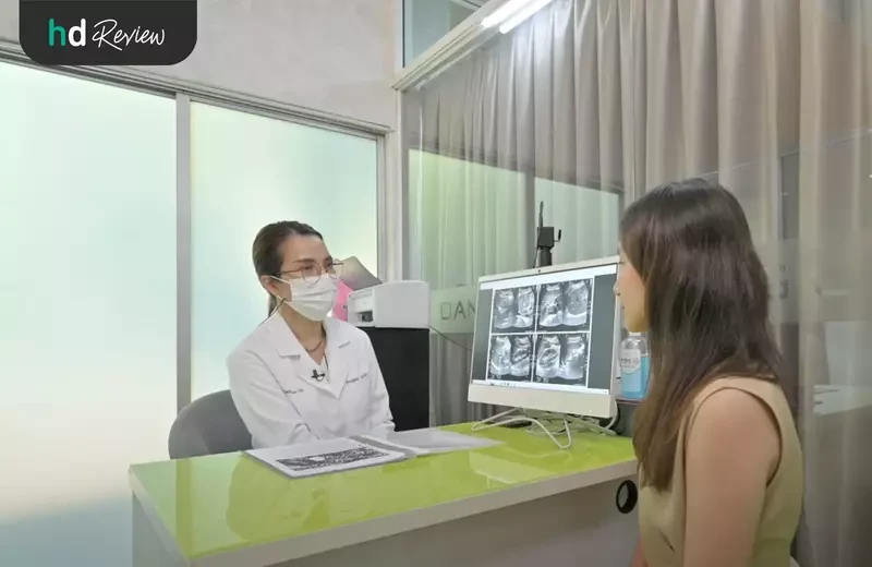พบคุณหมอเพื่อฟังผลตรวจตรวจอัลตราซาวด์ช่องท้องส่วนบนและล่าง