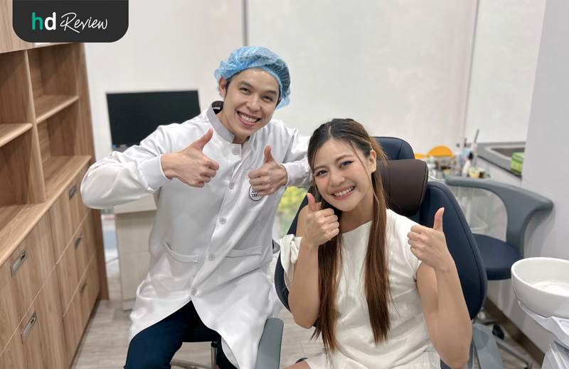 ผู้ใช้บริการ Wink & White Super Set โปรแกรมดูแลสุขภาพช่องปาก ที่ All About Teeth Clinic