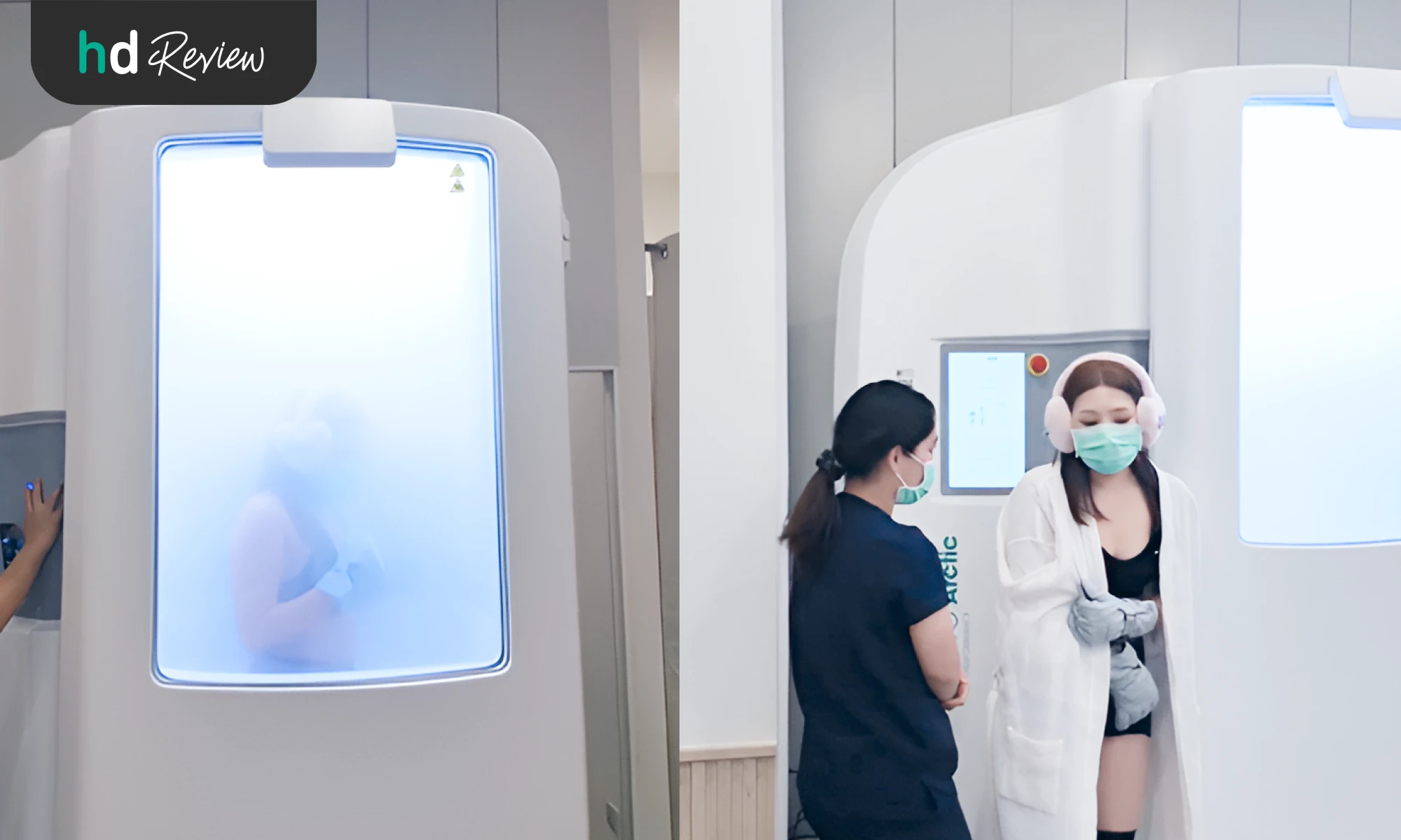 หลังจากทำโปรแกรม whole body cryotherapy 