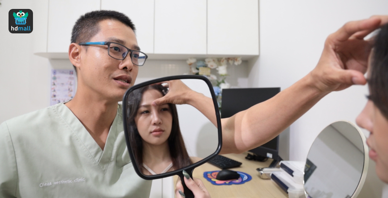 รีวิวเสริมจมูกที่ Oleas Aesthetic Clinic