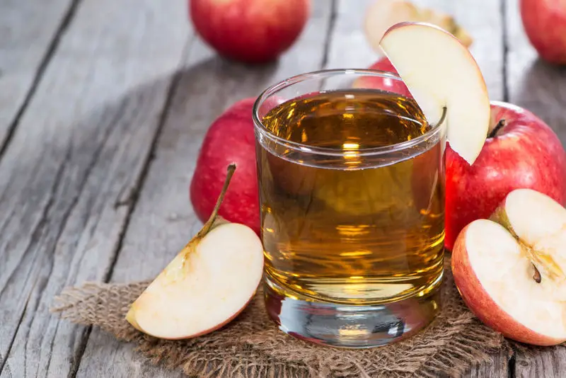 ใช้น้ำส้มสายชูจาก Apple cider