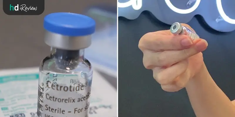 ขั้นตอนการฉีด Cetrotide