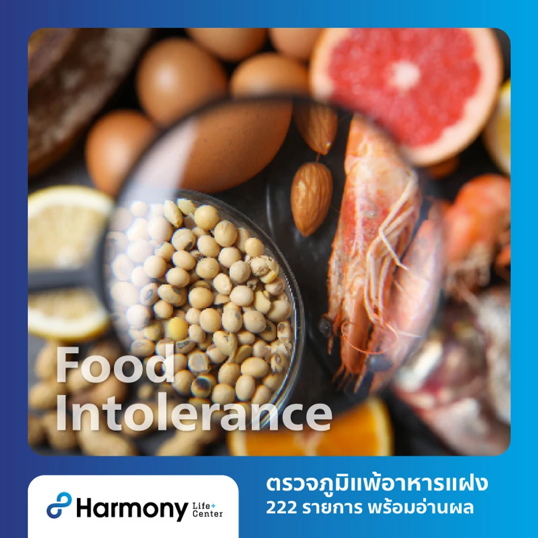 ตรวจภูมิแพ้อาหารแฝง 222 รายการ พร้อมอ่านตรวจแบบละเอียดโดยแพทย์ ที่ Harmony Life Center