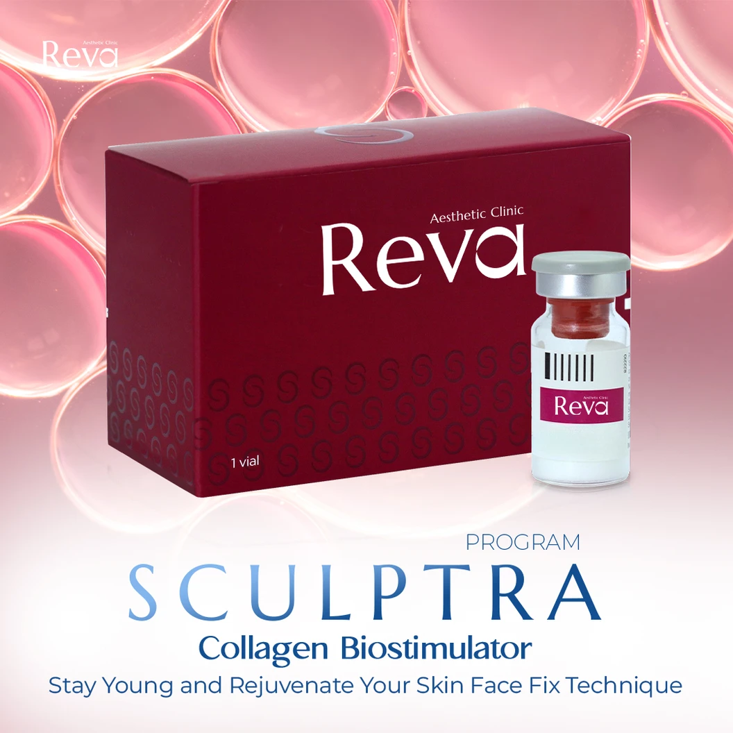 โปรแกรม Sculptra 10 ซีซี กระตุ้นการสร้างคอลลาเจน บริเวณทั่วใบหน้า 1 ครั้ง ที่ Reva Clinic
