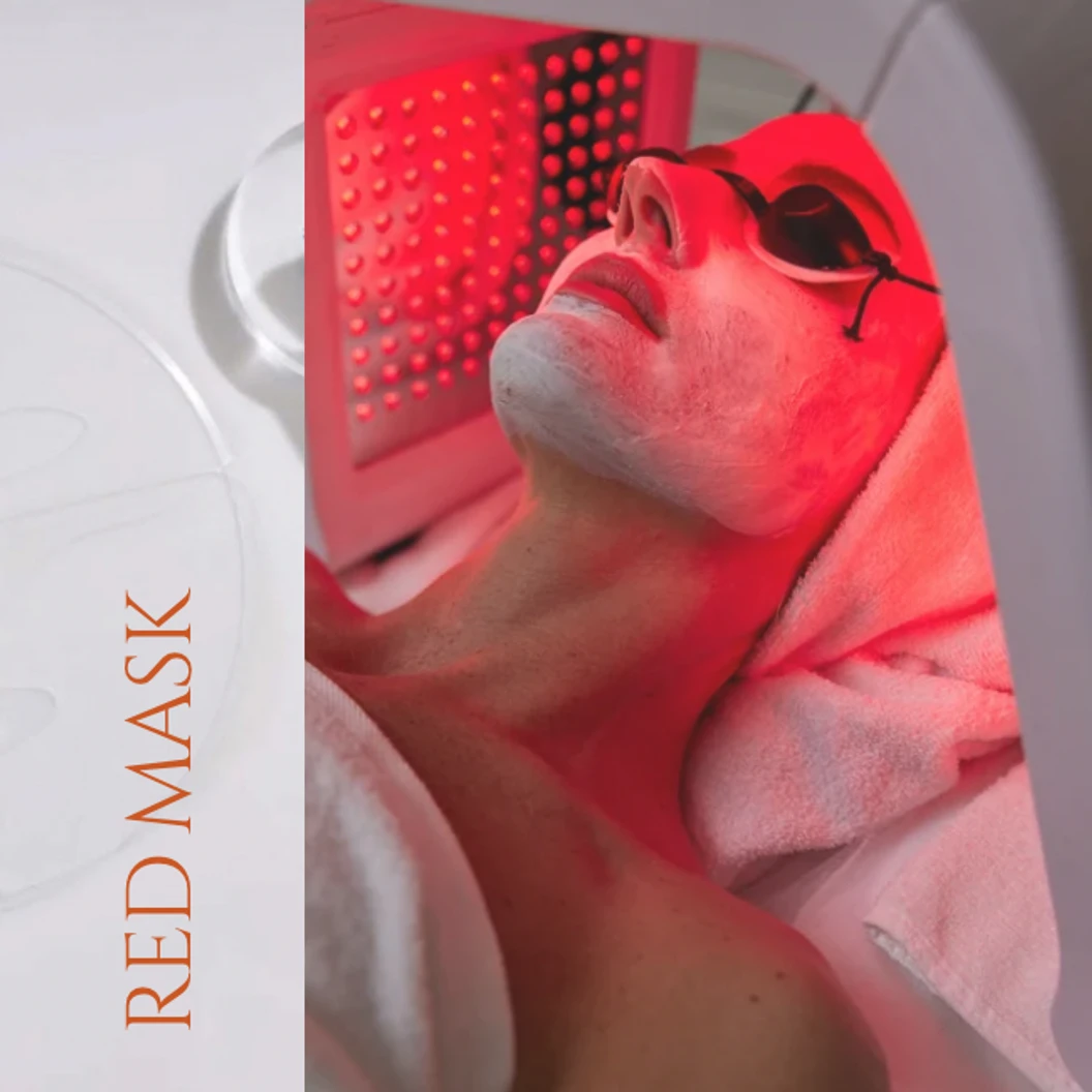 ฉายแสงหน้า ด้วยเครื่อง Low Level Light Therapy + มาส์กหน้า Hydrogel กระตุ้นการสร้างคอลลาเจน ที่ Skinhub Clinic