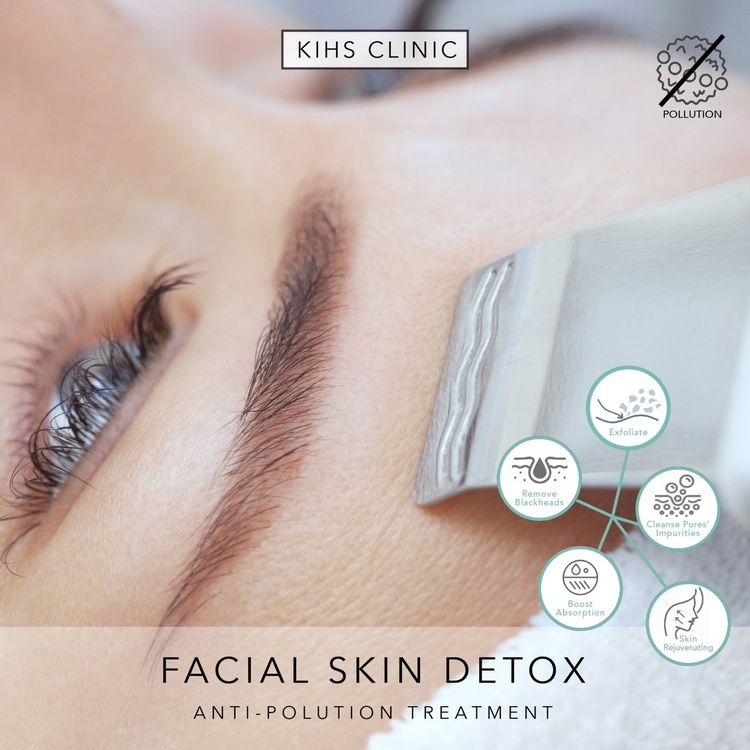 ทรีตเมนต์ดีท็อกซ์ล้างฝุ่นผิวหน้า โปรแกรม Facial Skin Detox (Anti PM 2.5) 1 ครั้ง ที่ KIHS Clinic