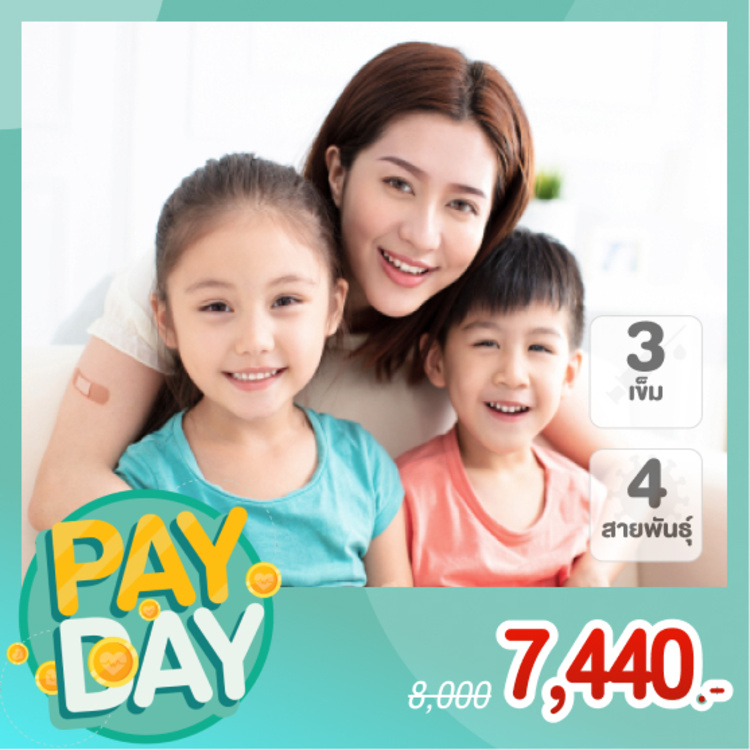 คอร์สฉีดวัคซีน HPV ป้องกันมะเร็งปากมดลูก ชนิด 4 สายพันธุ์ 3 เข็ม ที่ โรงพยาบาลนครธน